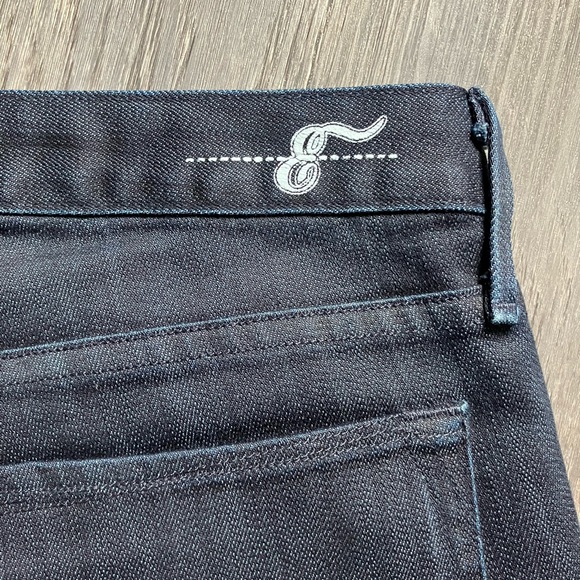 Dark Indigo Denim Earnest Sewn Jeans - Picture 5 of 6